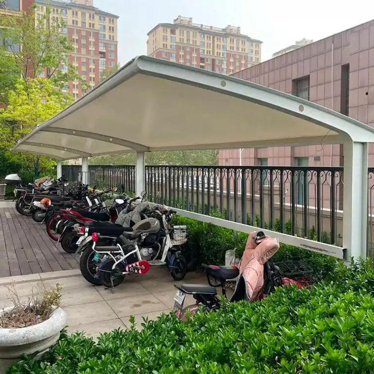 大石桥市膜结构电动车棚